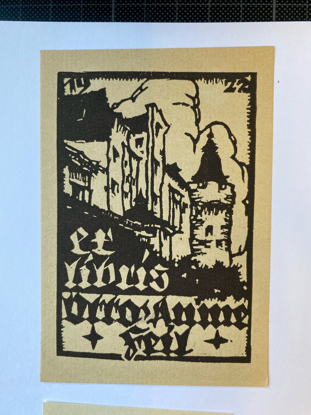 Ex Libris - unbekannter Künstler - Otto Feil - 3 Stück