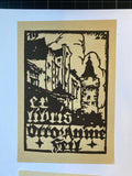 Ex Libris - unbekannter Künstler - Otto Feil - 3 Stück
