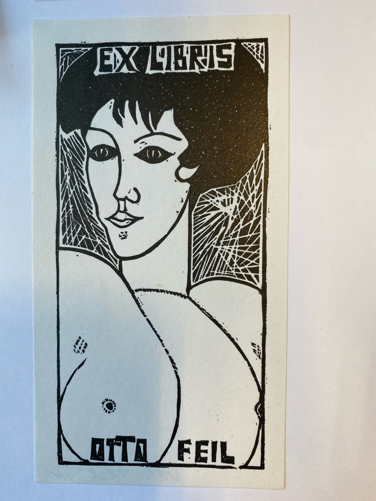 Ex Libris - unbekannter Künstler - Otto Feil - 3 Stück