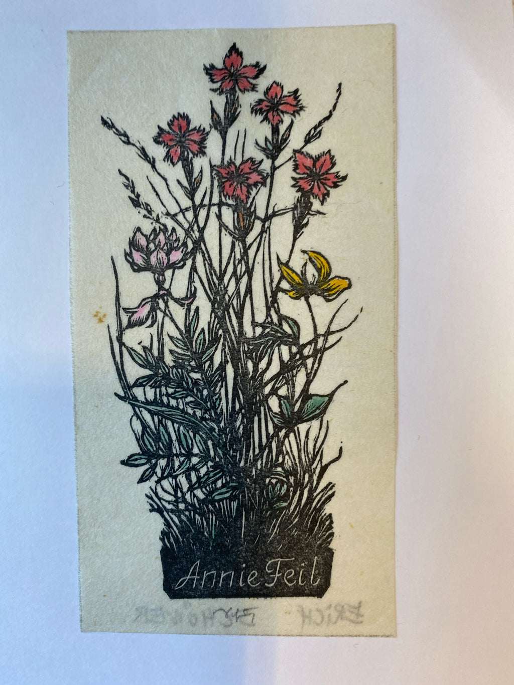 Ex Libris - Erich Schöner - Annie Feil