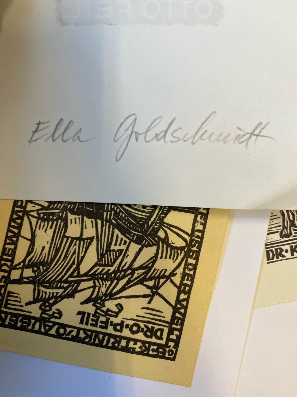 Ex Libris - verschiedenen Künstler - Otto Feil - 3 Stück
