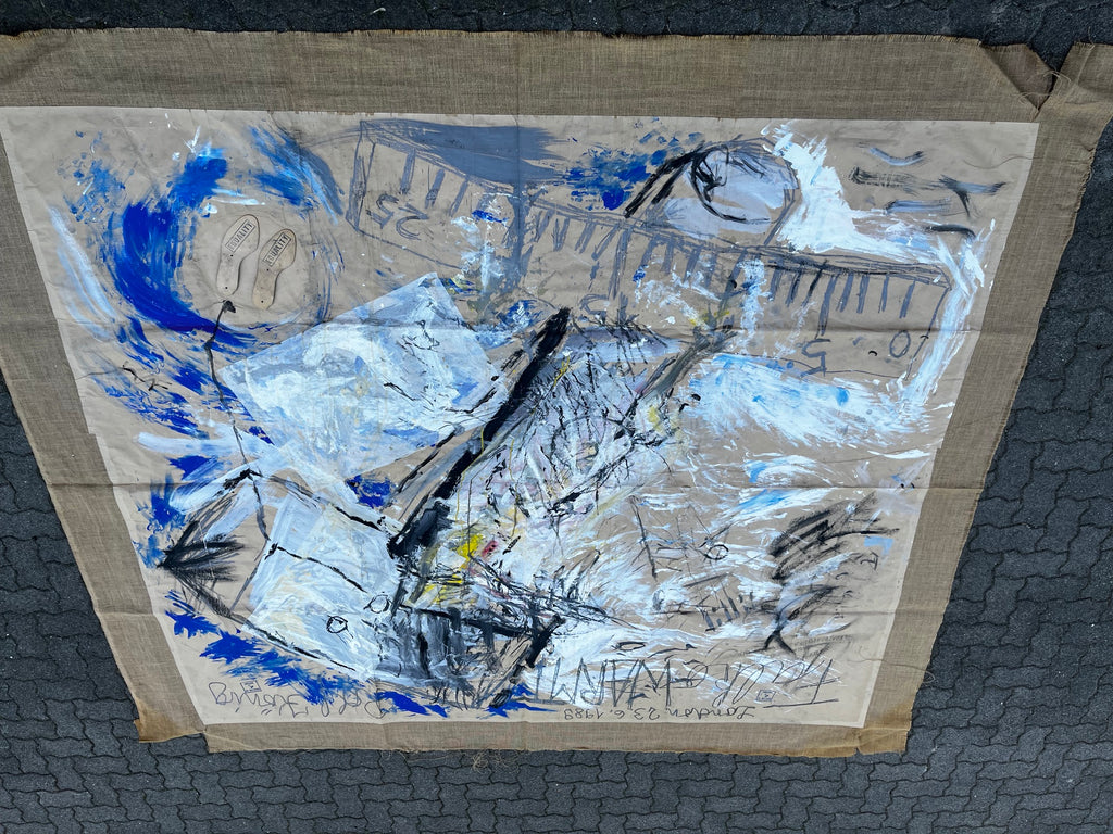 Rolf König & Falko Warmt - HAMMER - Mischtechnik auf Leinwand - handsigniert