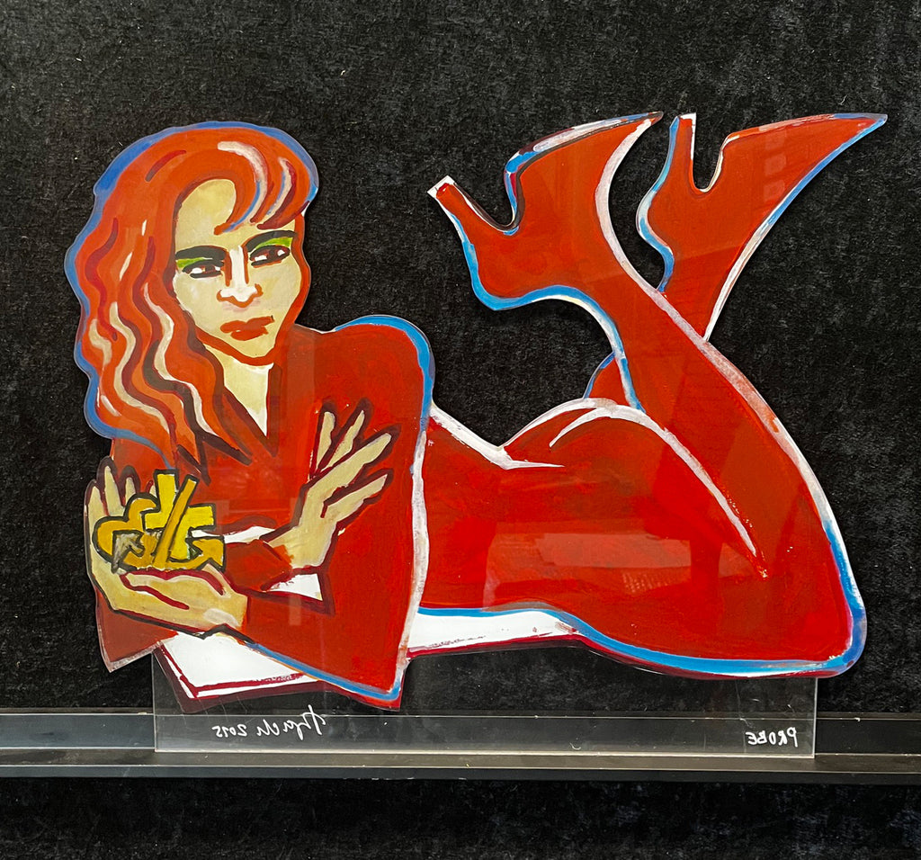 Bach, Elvira - Glaube - Liebe - Hoffnung - Skulptur handsigniert - Probe