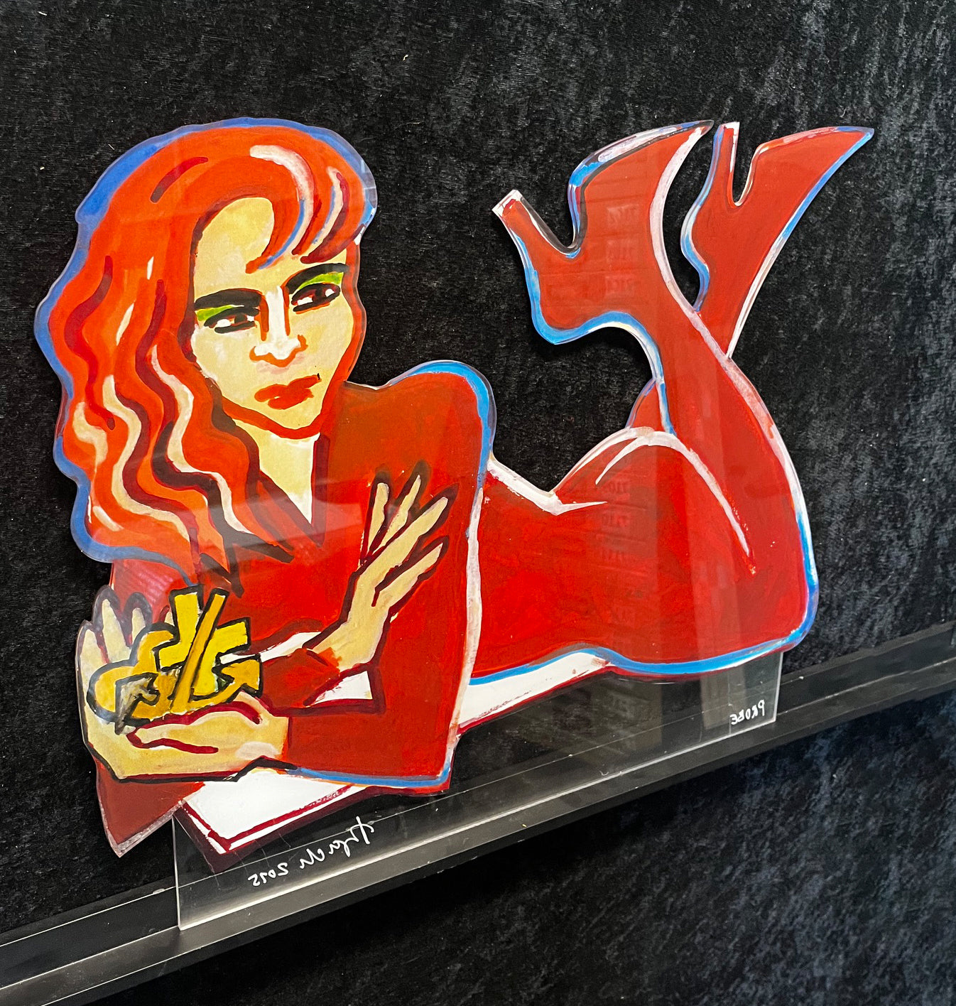 Bach, Elvira - Glaube - Liebe - Hoffnung - Skulptur handsigniert - Probe