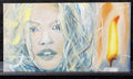 Köster, Matthias - Klimtmädchen - Kerze, 2008 - Öl auf Aluminium - handsigniert