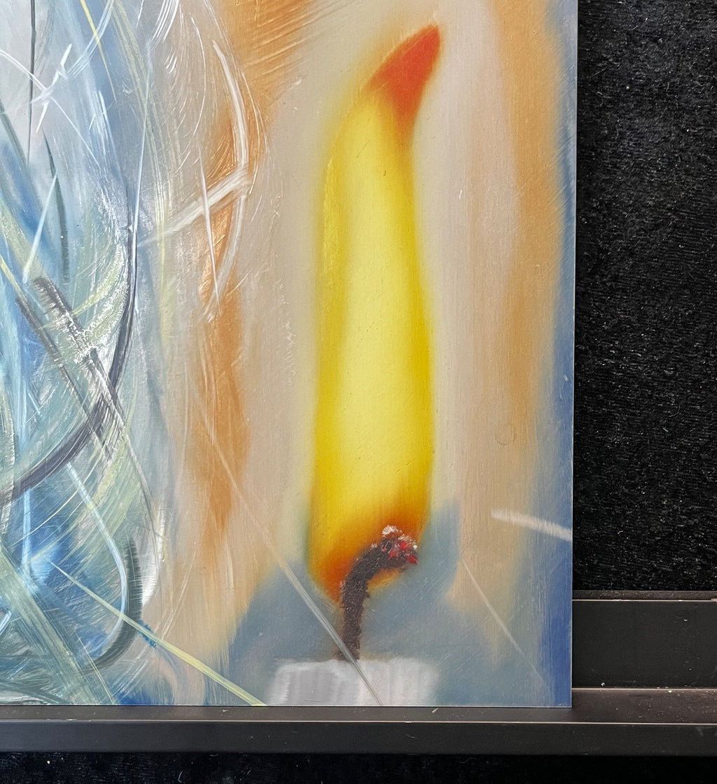 Köster, Matthias - Klimtmädchen - Kerze, 2008 - Öl auf Aluminium - handsigniert