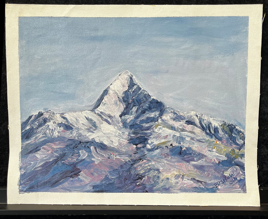 Unknown Artist - Nepal - Oil on Canvas - Hand-signed