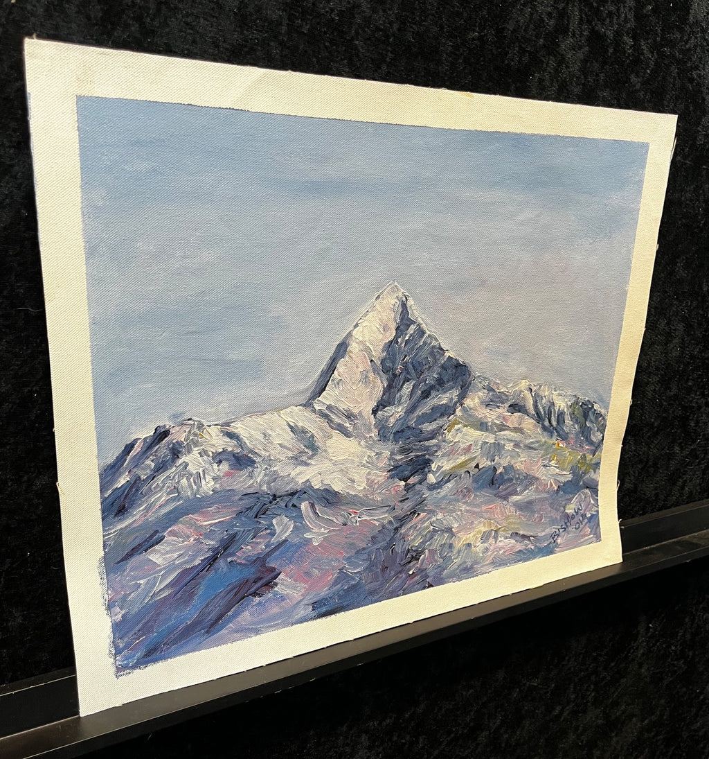 Unknown Artist - Nepal - Oil on Canvas - Hand-signed