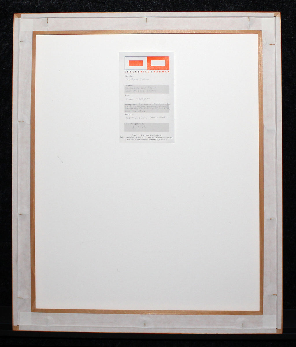 Schur, Richard - o. T. II, 2007 - Gouache auf Papier - gerahmt