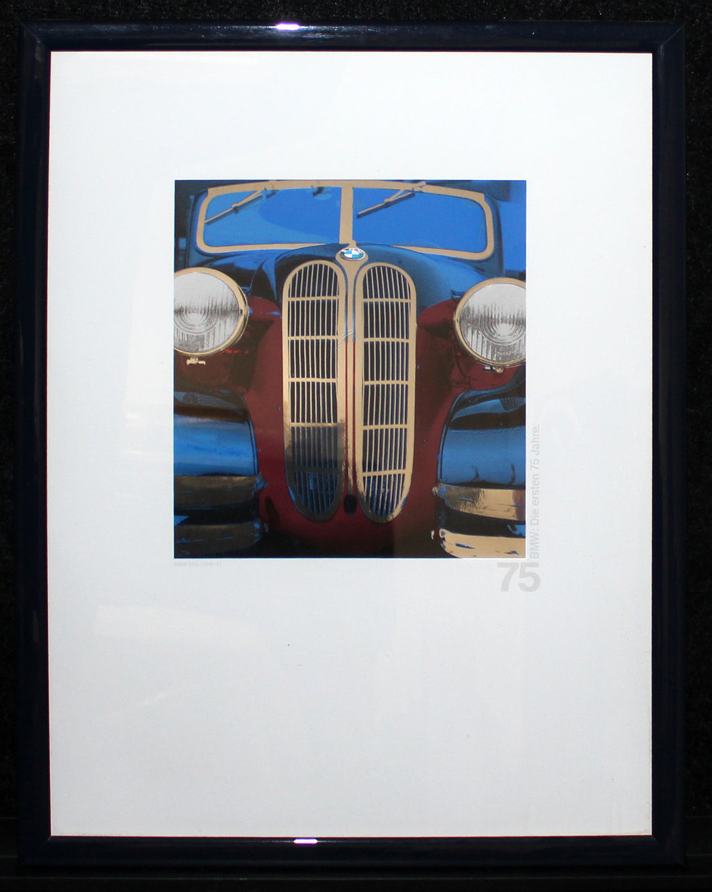 BMW The First 75 Years - LIMITED RARITY Mirrored High Quality Screen Print