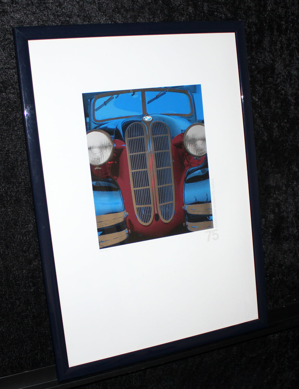 BMW The First 75 Years - LIMITED RARITY Mirrored High Quality Screen Print