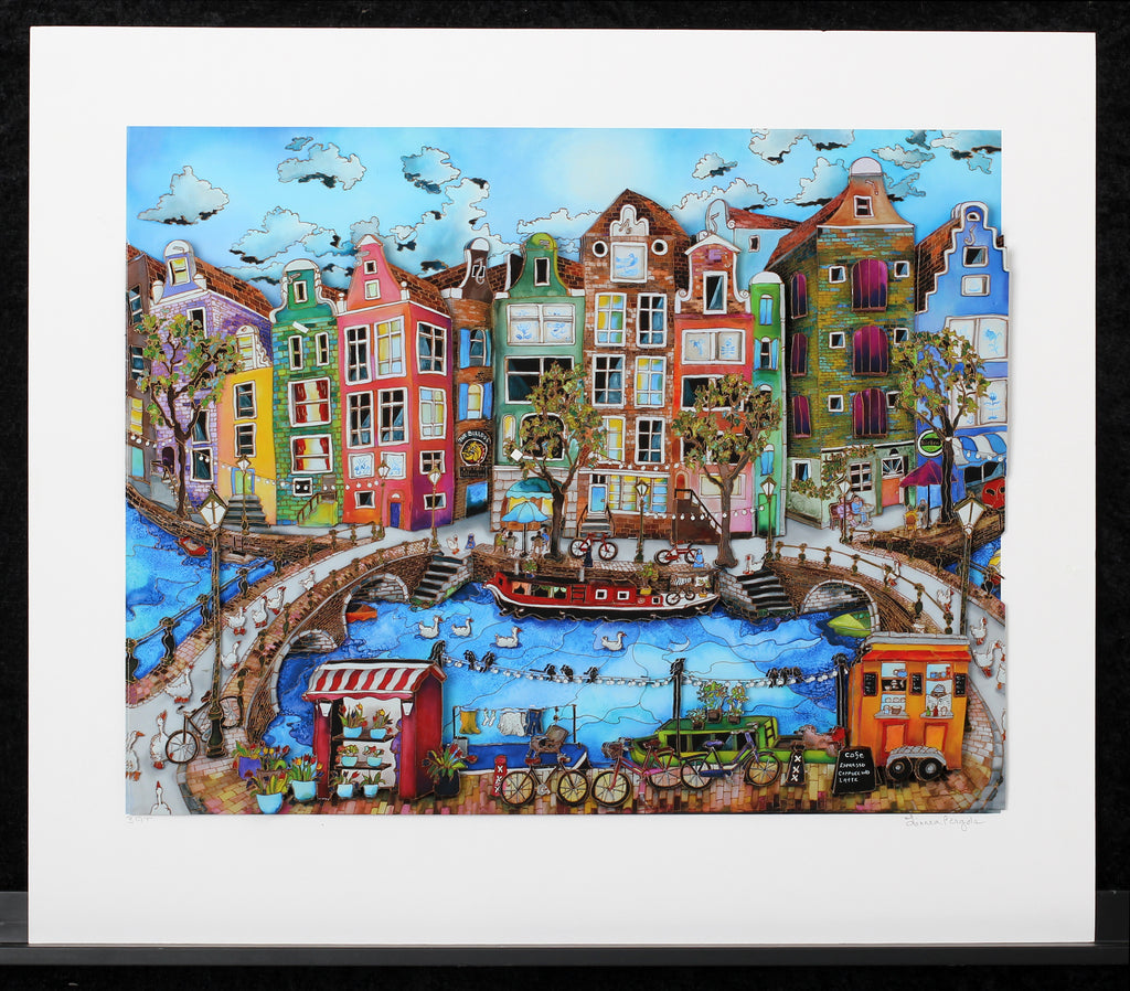 Pergola, Linnea - I Love LA - 3D construction - hand-signed