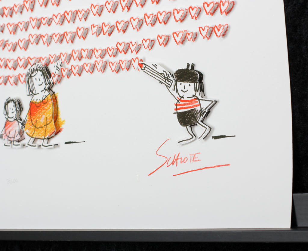 Schlote, Wilhelm - Herzwand, 2016 -  3D-Konstruktion  - handsigniert