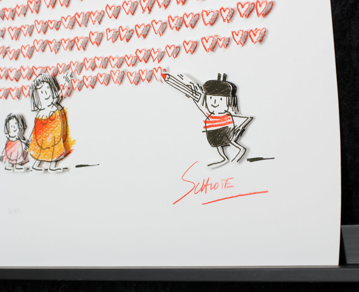 Schlote, Wilhelm - Herzwand, 2016 -  3D-Konstruktion  - handsigniert