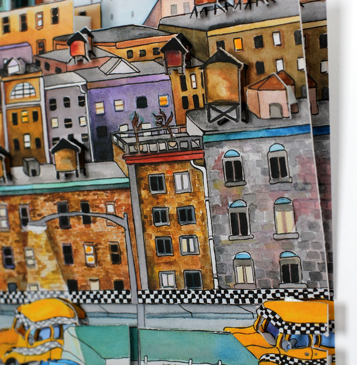Pergola, Linnea - New York City Layers, 2019 - 3D-Konstruktion - handsigniert