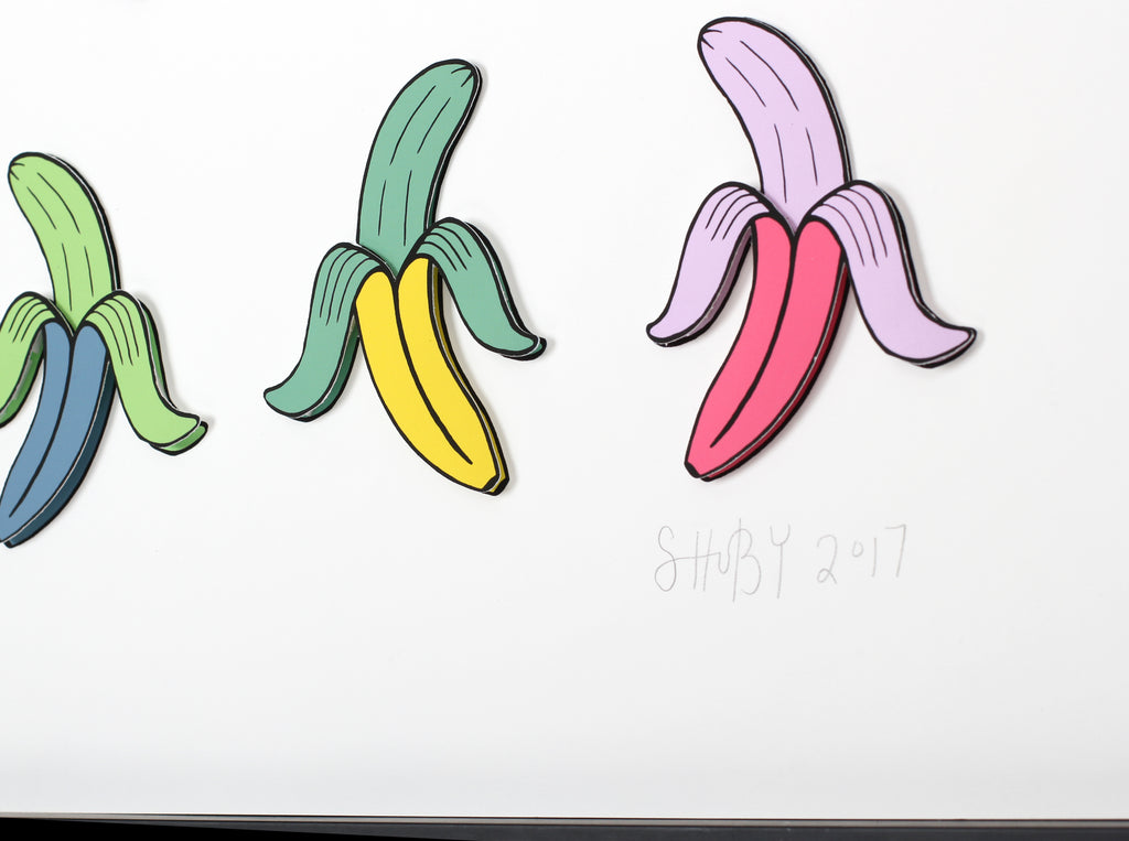 Shuby - Grid Bananas, 2017 - 3D-Konstruktion - handsigniert e.a.