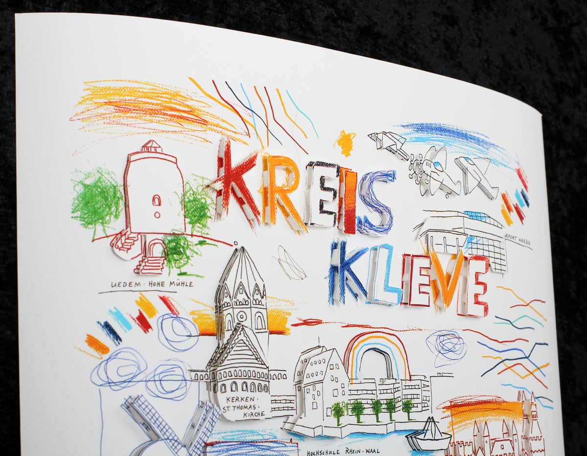 Schlote, Wilhelm - Kreis-Kleve, 2016 - 3D-Konstruktion - limitiert