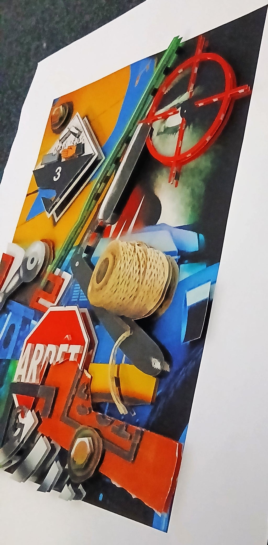 Klasen, Peter - Corrosif3/Arret/G (Deluxe) - 3D-Konstruktion auf Hahnemühle