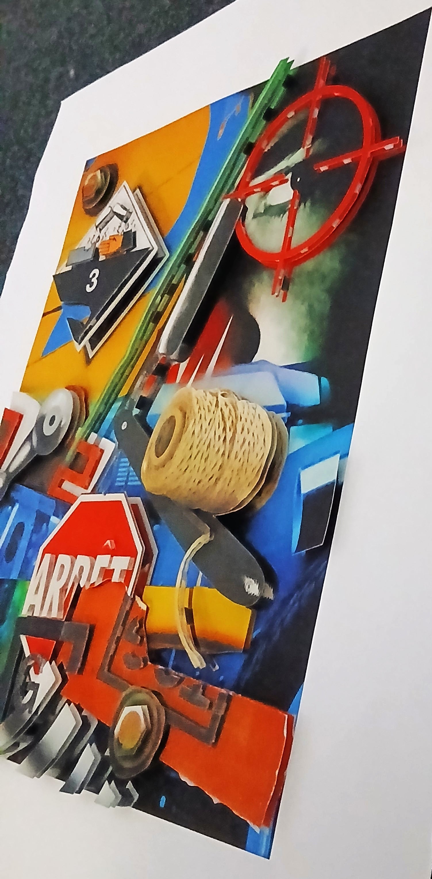 Klasen, Peter - Corrosif3/Arret/G (Deluxe) - 3D-Konstruktion auf Hahnemühle