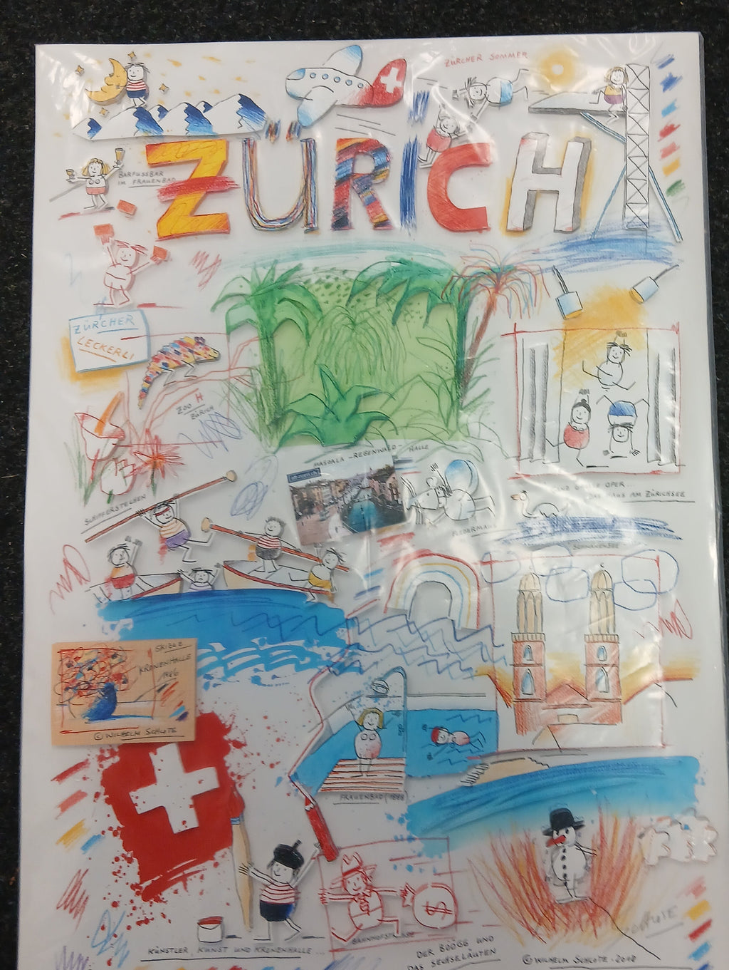 Schlote, Wilhelm - Zürich - 3D - handgesigneerd