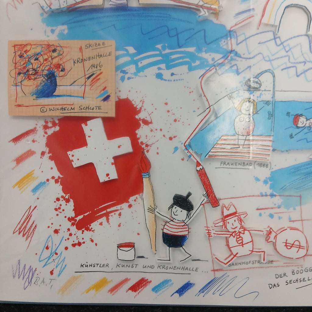 Schlote, Wilhelm - Zürich - 3D - handgesigneerd