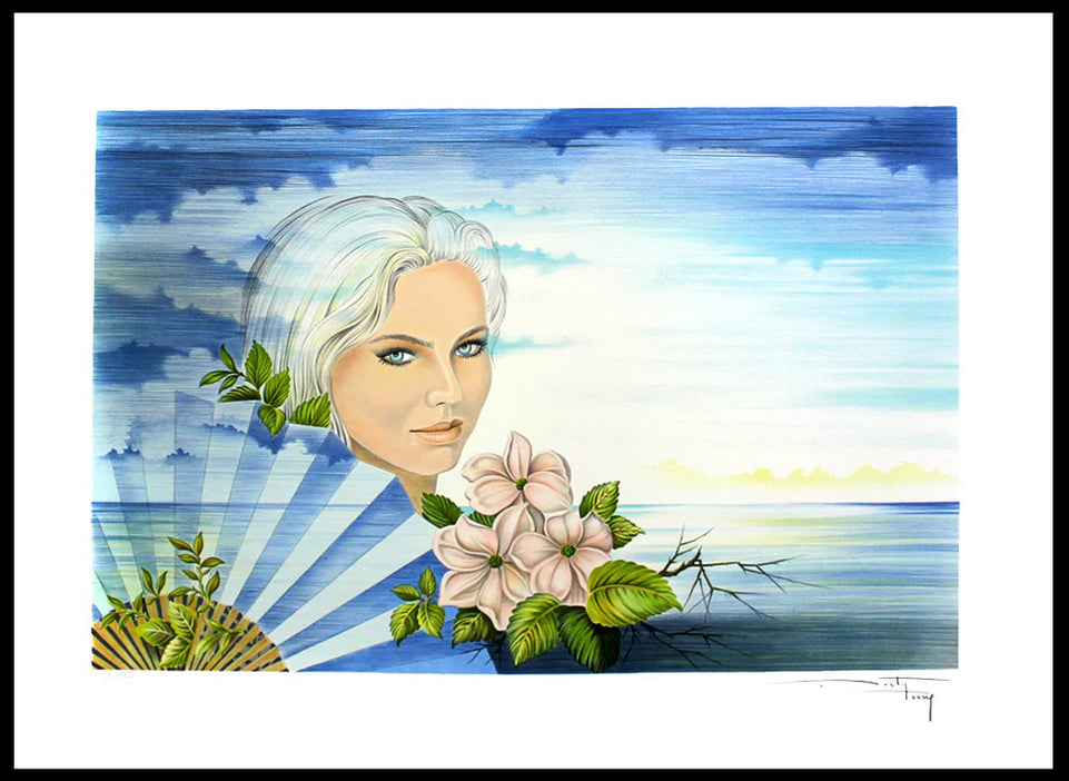 Bertin, Pierre - Dream Woman - Lithograph - hand-signed